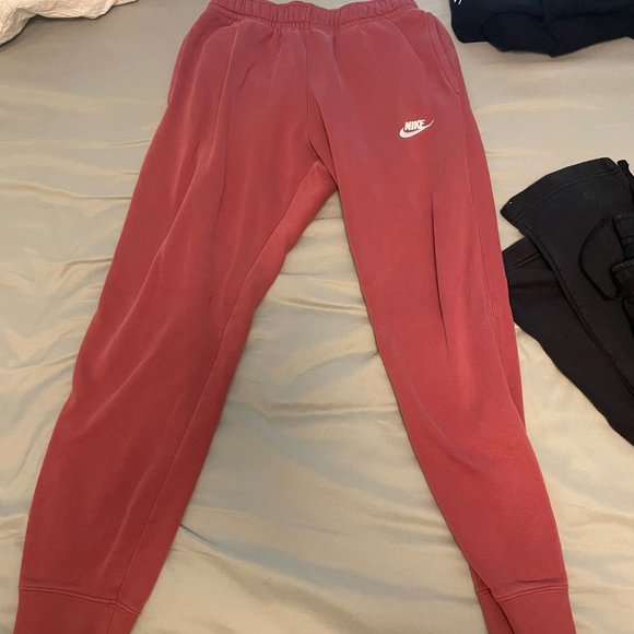 NIKE ATHLETICS PANTS - REDISH COLOR - SIZE SMALL - Picture 1 of 3